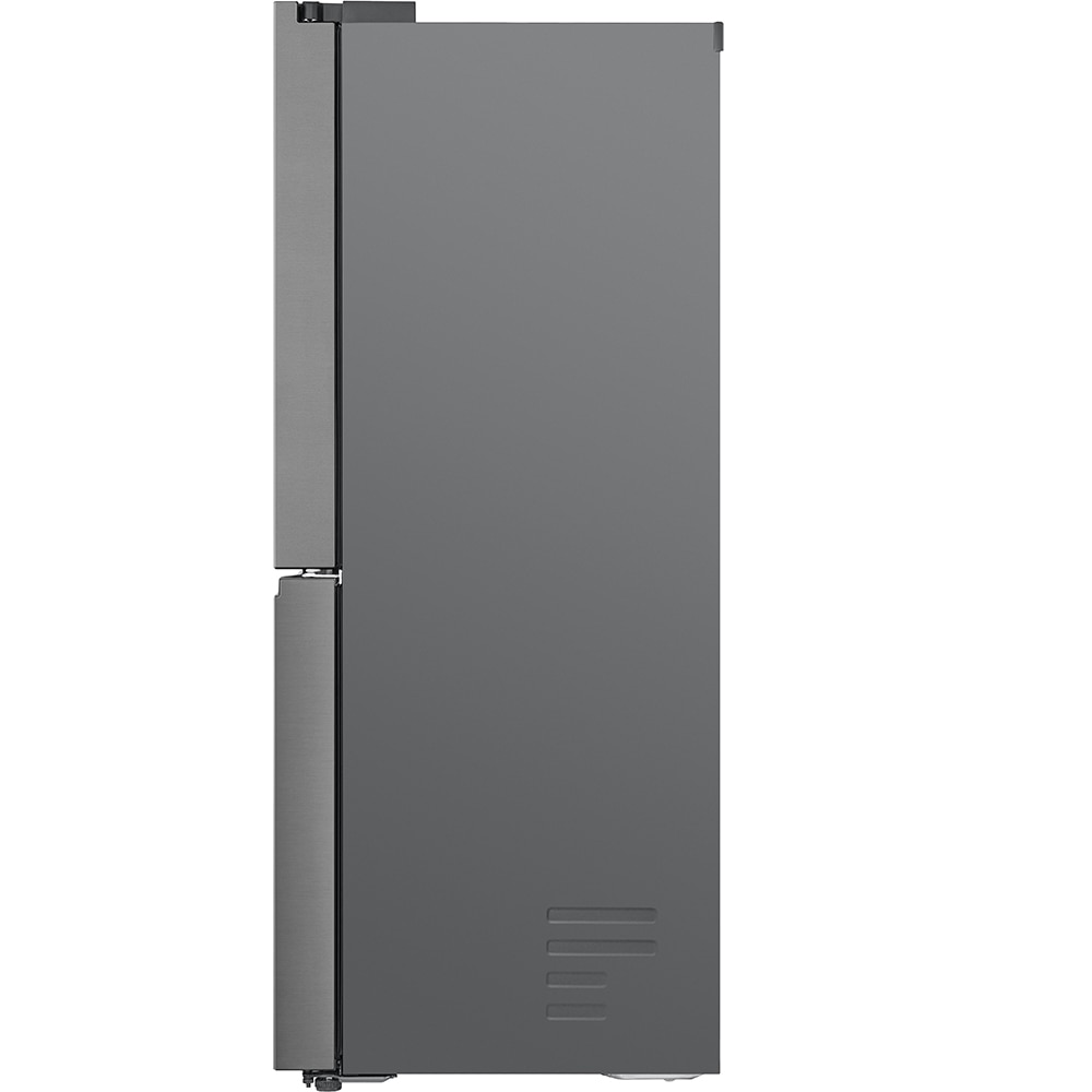 Side by Side LG GMB860PYDE, No Frost, 530 l, H 179 cm, Clasa E, argintiu