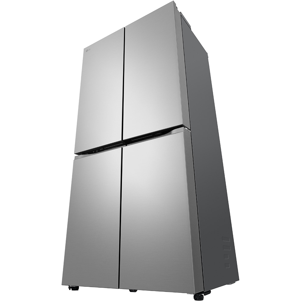 Side by Side LG GMB860PYDE, No Frost, 530 l, H 179 cm, Clasa E, argintiu