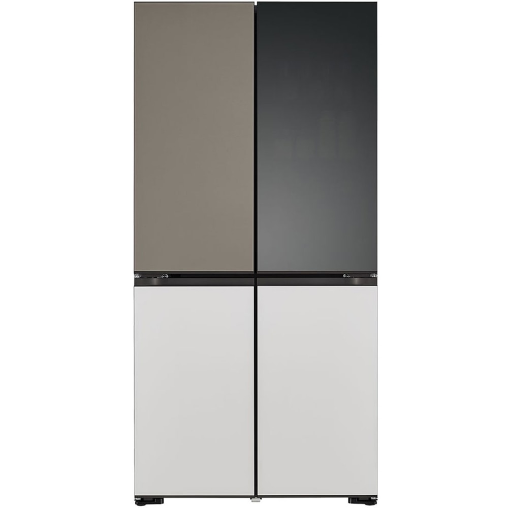 Side by Side LG GMV960NNME, No Frost, MoodUP, 617 l, H 187 cm, Clasa E, Wi-Fi, multicolor