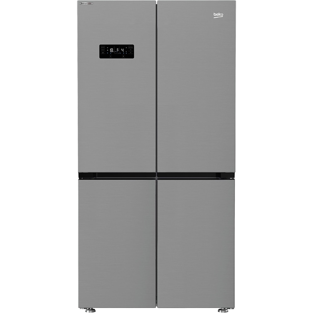 Side by Side BEKO GN1416240XPN, No Frost, 572 l, H 182 cm, Clasa E, inox
