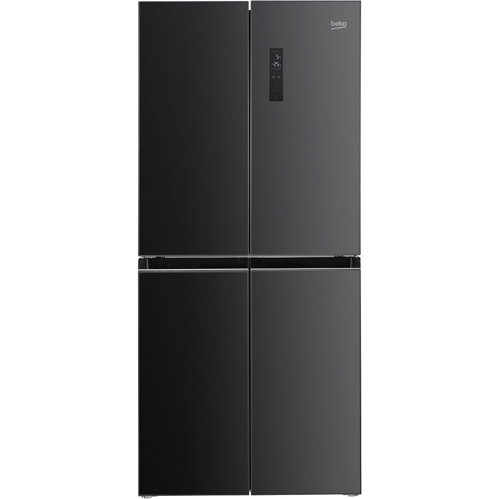 Side by Side BEKO GNO4031GS, NeoFrost, 421 l, H 180 cm, Clasa E, antracit
