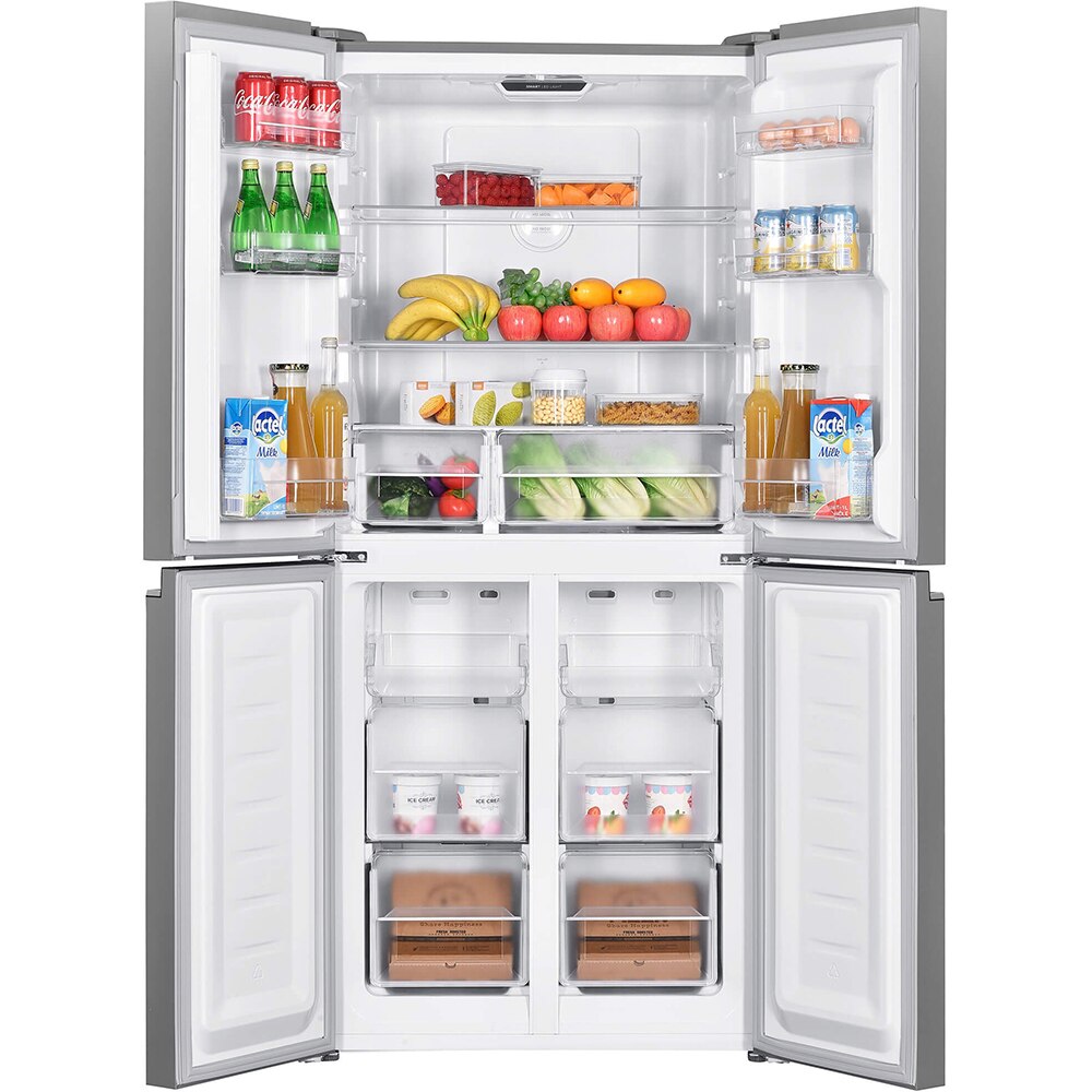Side by Side BEKO GNO4031GS, NeoFrost, 421 l, H 180 cm, Clasa E, antracit