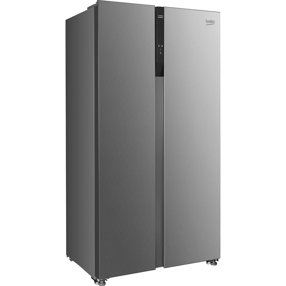 Side by Side BEKO GNO5323XPN, No Frost, 532 l, H 177 cm, Clasa D, inox