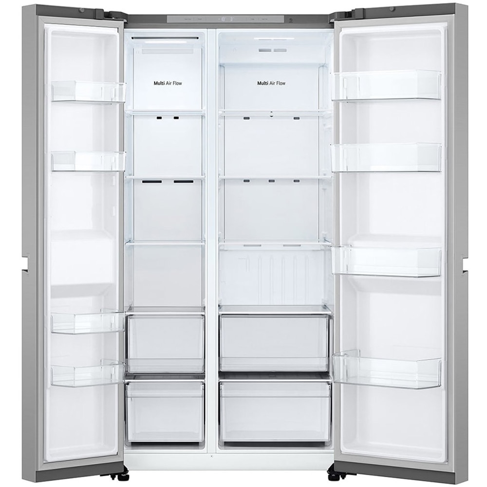 Side by Side LG GSBC40PYPE, No Frost, 664 l, H 179 cm, Clasa E, argintiu