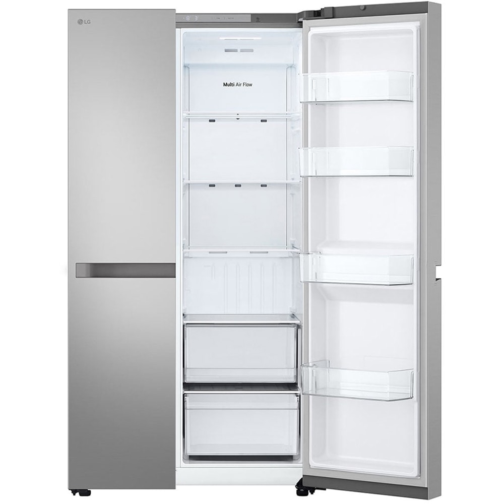 Side by Side LG GSBC40PYPE, No Frost, 664 l, H 179 cm, Clasa E, argintiu
