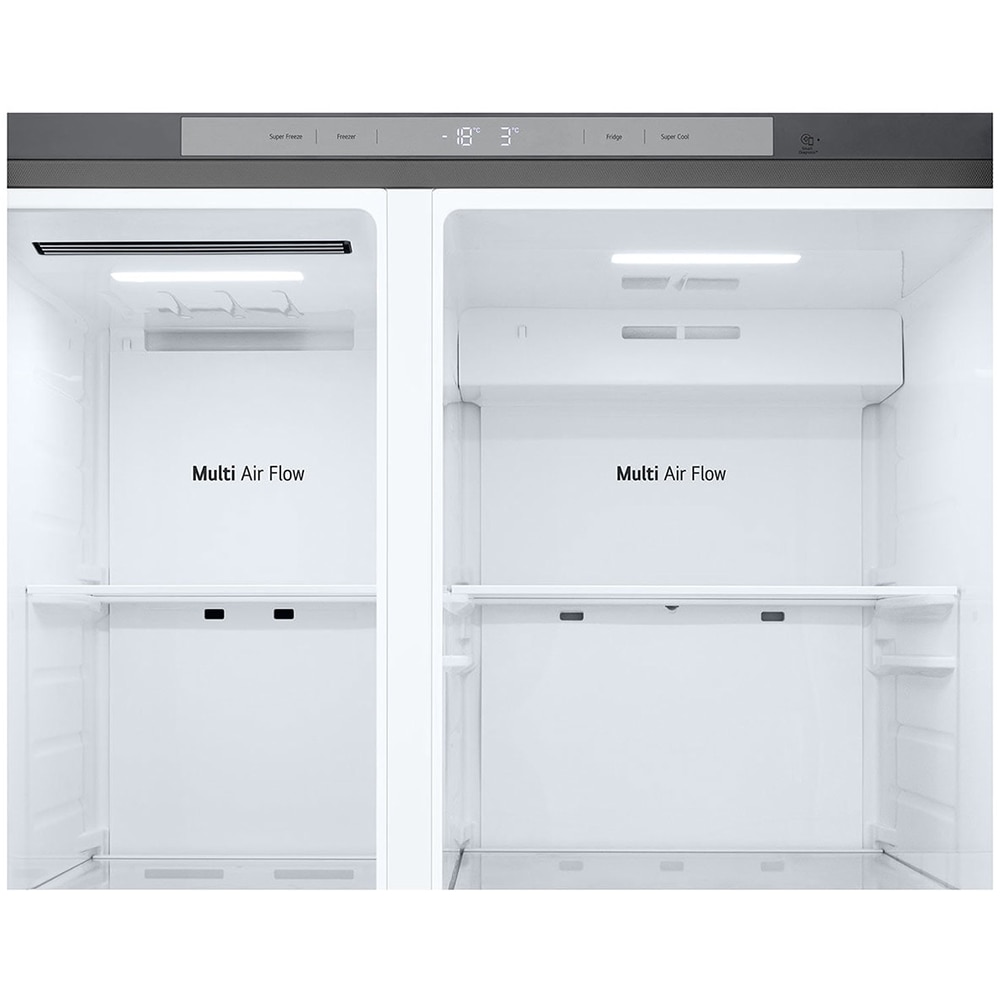 Side by Side LG GSBC40PYPE, No Frost, 664 l, H 179 cm, Clasa E, argintiu