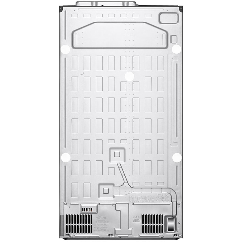 Side by Side LG GSBC40PYPE, No Frost, 664 l, H 179 cm, Clasa E, argintiu