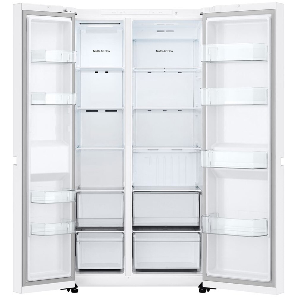 Side by Side LG GSBC40SWPE, No Frost, 664 l, H 179 cm, Clasa E, alb