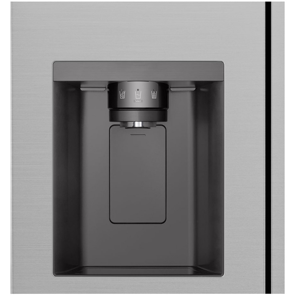 Side by Side LG GSLC41PYPE, No Frost, 641 l, H 179 cm, Clasa E, Dozator apa, argintiu