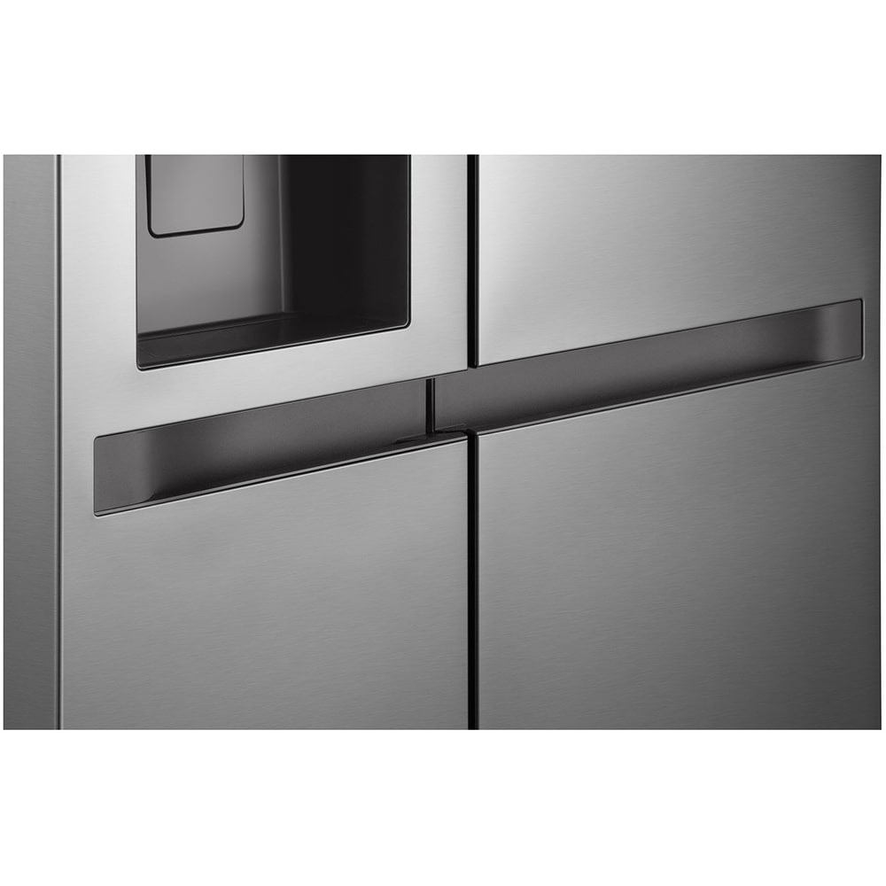 Side by Side LG GSLC41PYPE, No Frost, 641 l, H 179 cm, Clasa E, Dozator apa, argintiu