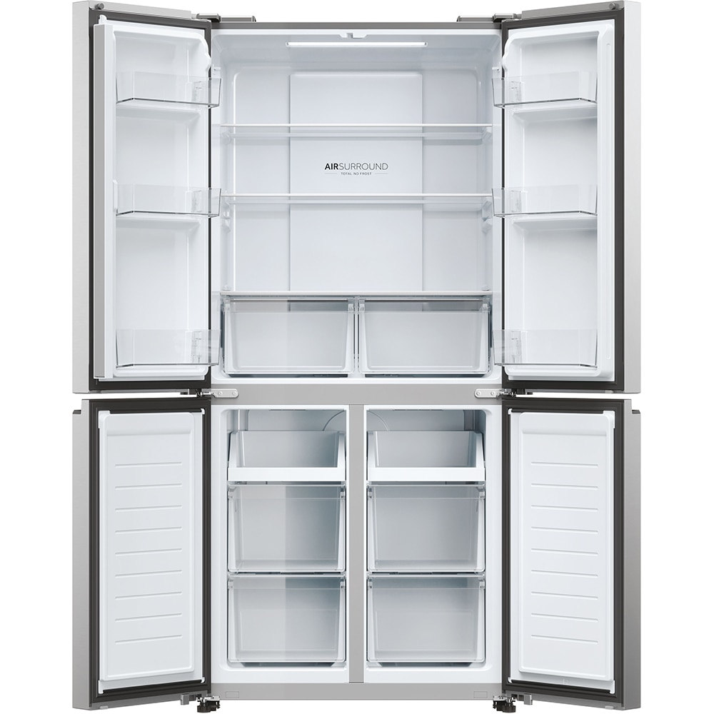Side By Side HAIER HCR3818ENMM, No Frost, 467 l, H 182 cm, Clasa E, inox
