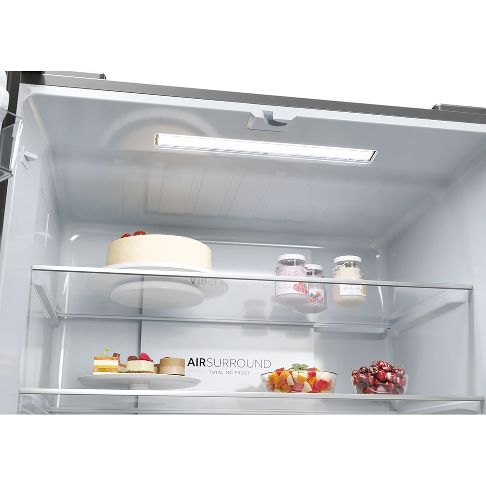 Side by Side HAIER HCR3818ENPT, No Frost, 467 l, H 182 cm, Clasa E, negru