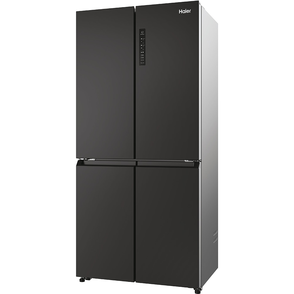 Side by Side HAIER HCR3818ENPT, No Frost, 467 l, H 182 cm, Clasa E, negru