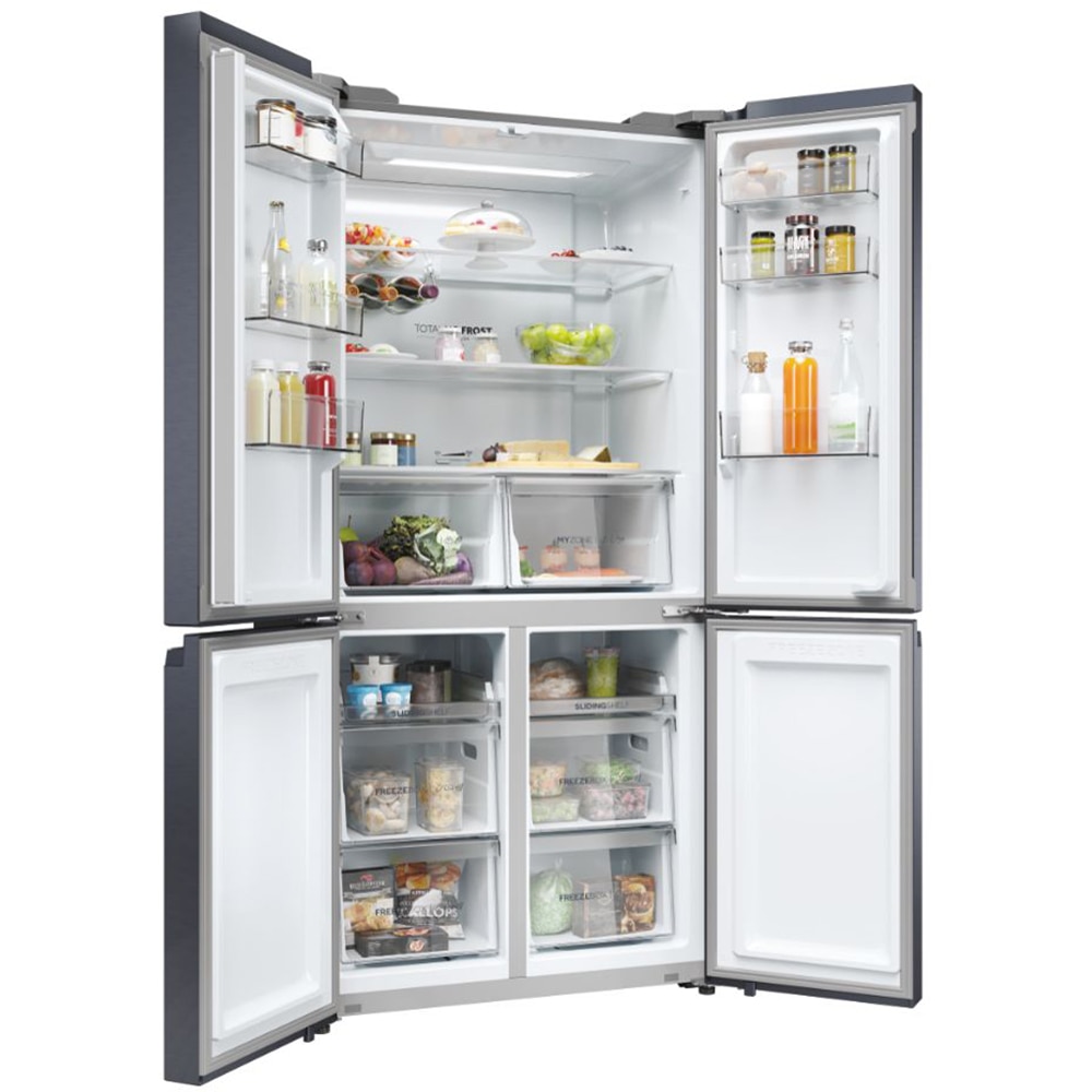 Side by Side HAIER HCR5919ENMB, No Frost, 528 l, H 190 cm, Clasa E, negru