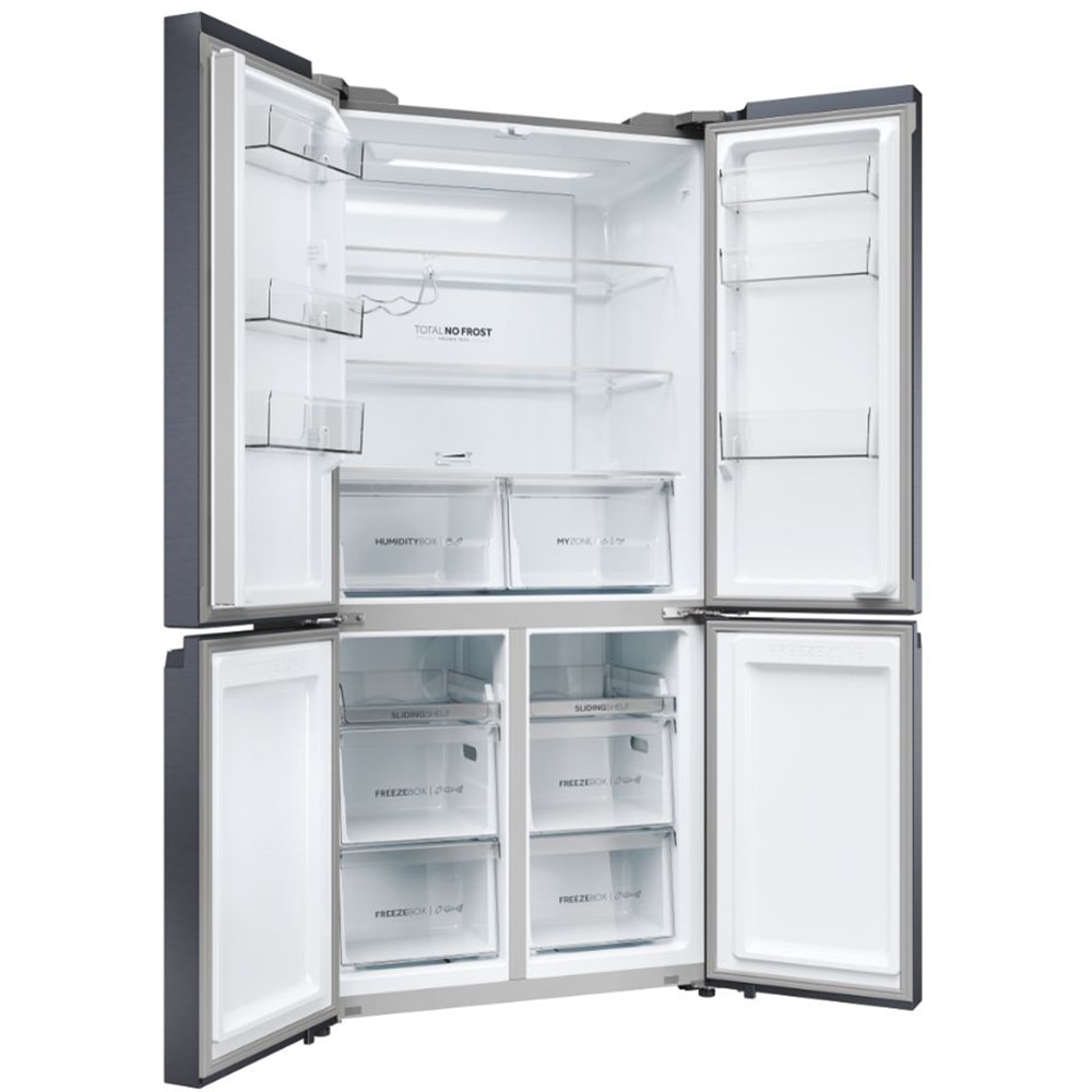 Side by Side HAIER HCR5919ENMB, No Frost, 528 l, H 190 cm, Clasa E, negru