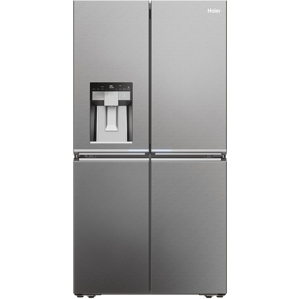 Side by Side HAIER HCR7918EIMP, Total No Frost, 601 l, H 177.5 cm, Clasa E, Dozator apa, inox