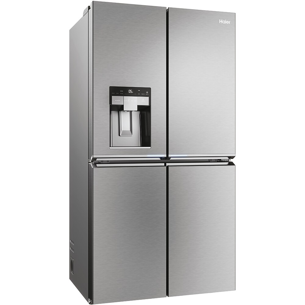 Side by Side HAIER HCR7918EIMP, Total No Frost, 601 l, H 177.5 cm, Clasa E, Dozator apa, inox