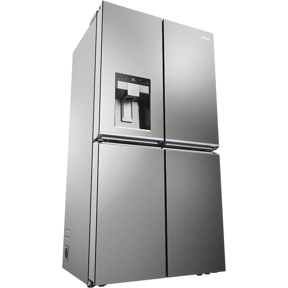 Side by Side HAIER HCR7918EIMP, Total No Frost, 601 l, H 177.5 cm, Clasa E, Dozator apa, inox
