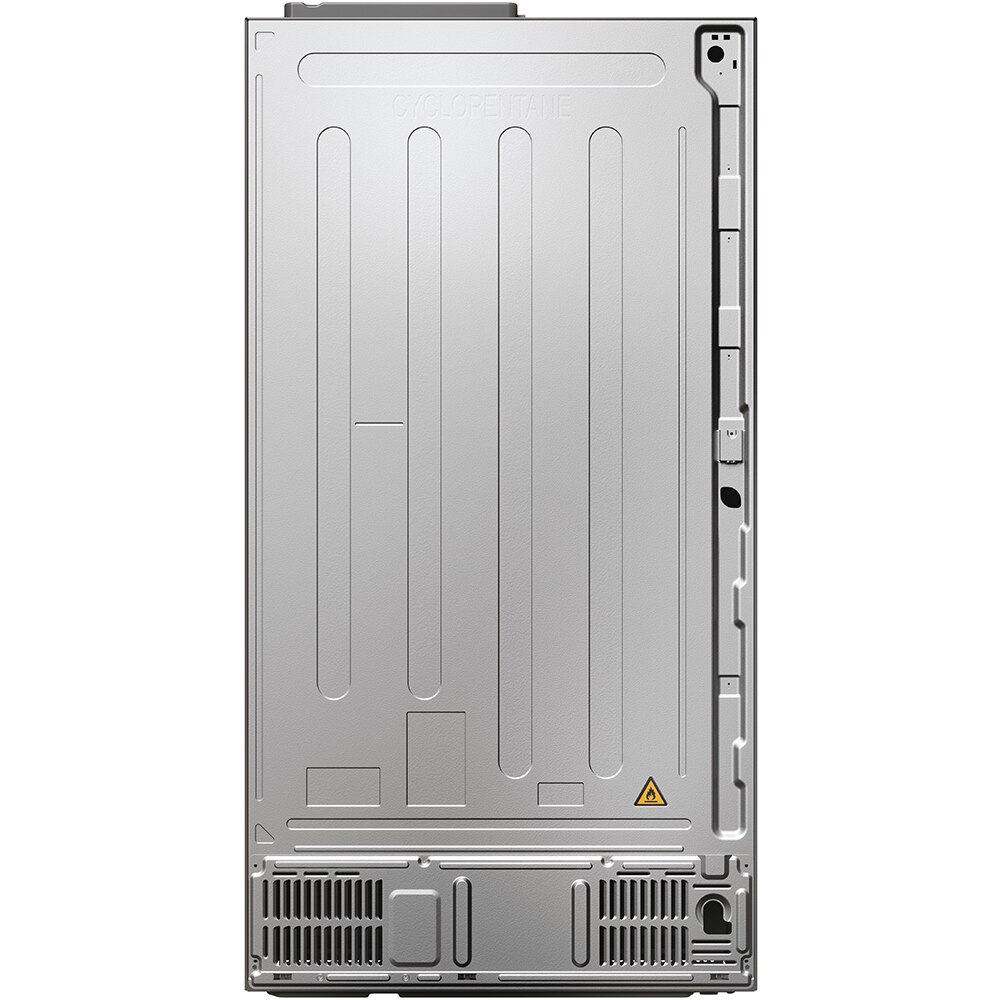 Side by Side HAIER HCR7918EIMP, Total No Frost, 601 l, H 177.5 cm, Clasa E, Dozator apa, inox