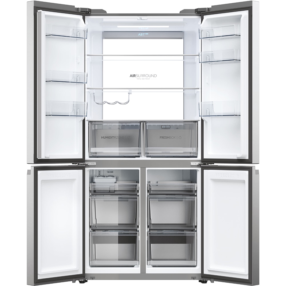 Side by Side HAIER HCR79F19ENMM, Total No Frost, 646 l, H 190.5 cm, Clasa E, inox