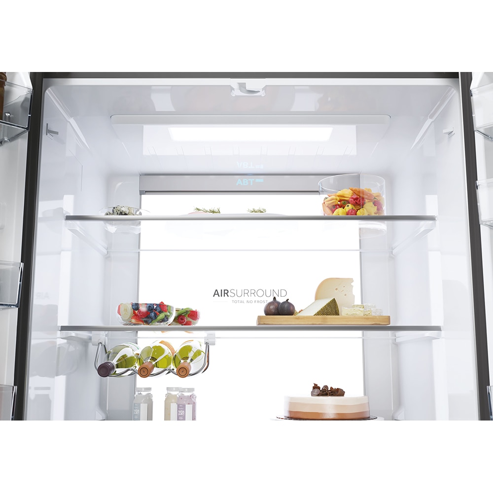 Side by Side HAIER HCR79F19ENMM, Total No Frost, 646 l, H 190.5 cm, Clasa E, inox