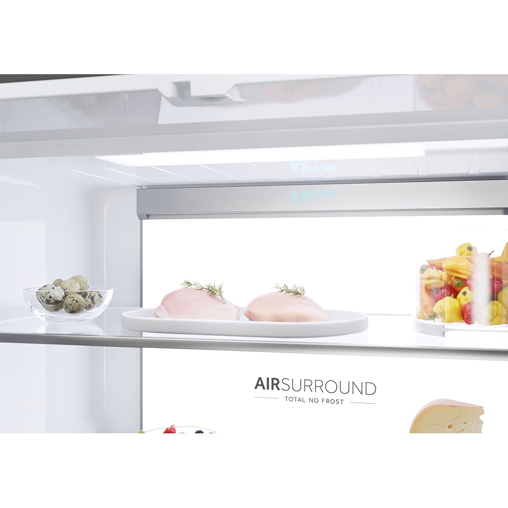 Side by Side HAIER HCR79F19ENMM, Total No Frost, 646 l, H 190.5 cm, Clasa E, inox