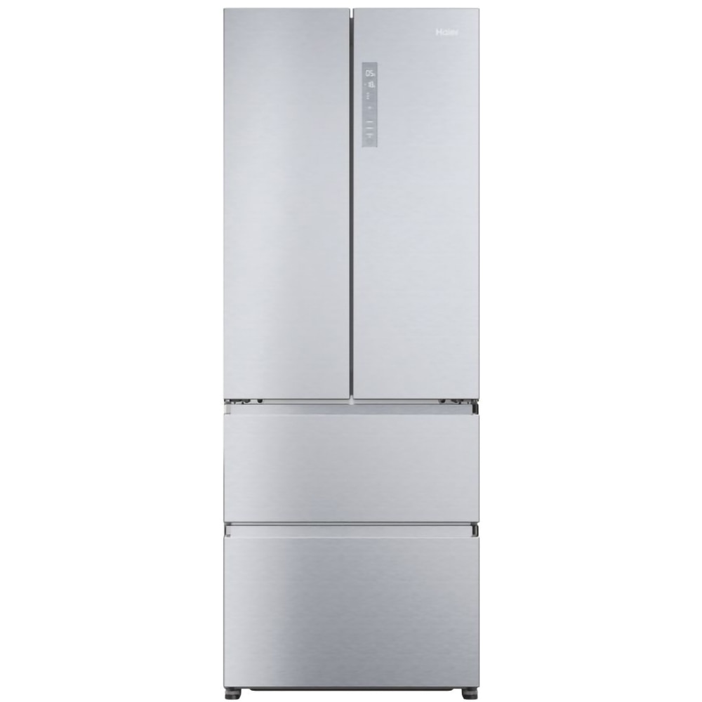 Side by Side HAIER HFR5719ENMG, No Frost, 446 l, H 190 cm, Clasa E, argintiu