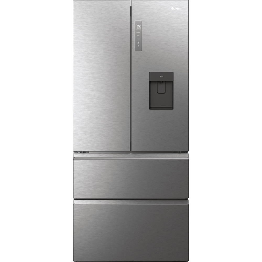 Side by Side HAIER HFW7819EWMP, Total No Frost, 537 l, H 192.5 cm, Clasa E, Dozator apa, Wi-Fi, inox