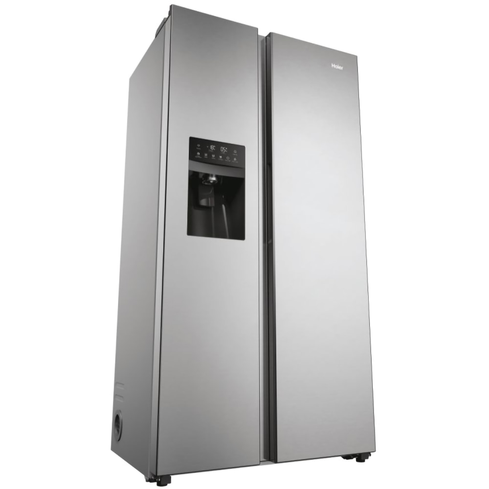 Side By Side HAIER HSR5918DIMP, No Frost, 511 l, H 177 cm, Clasa D, Dozator apa, inox