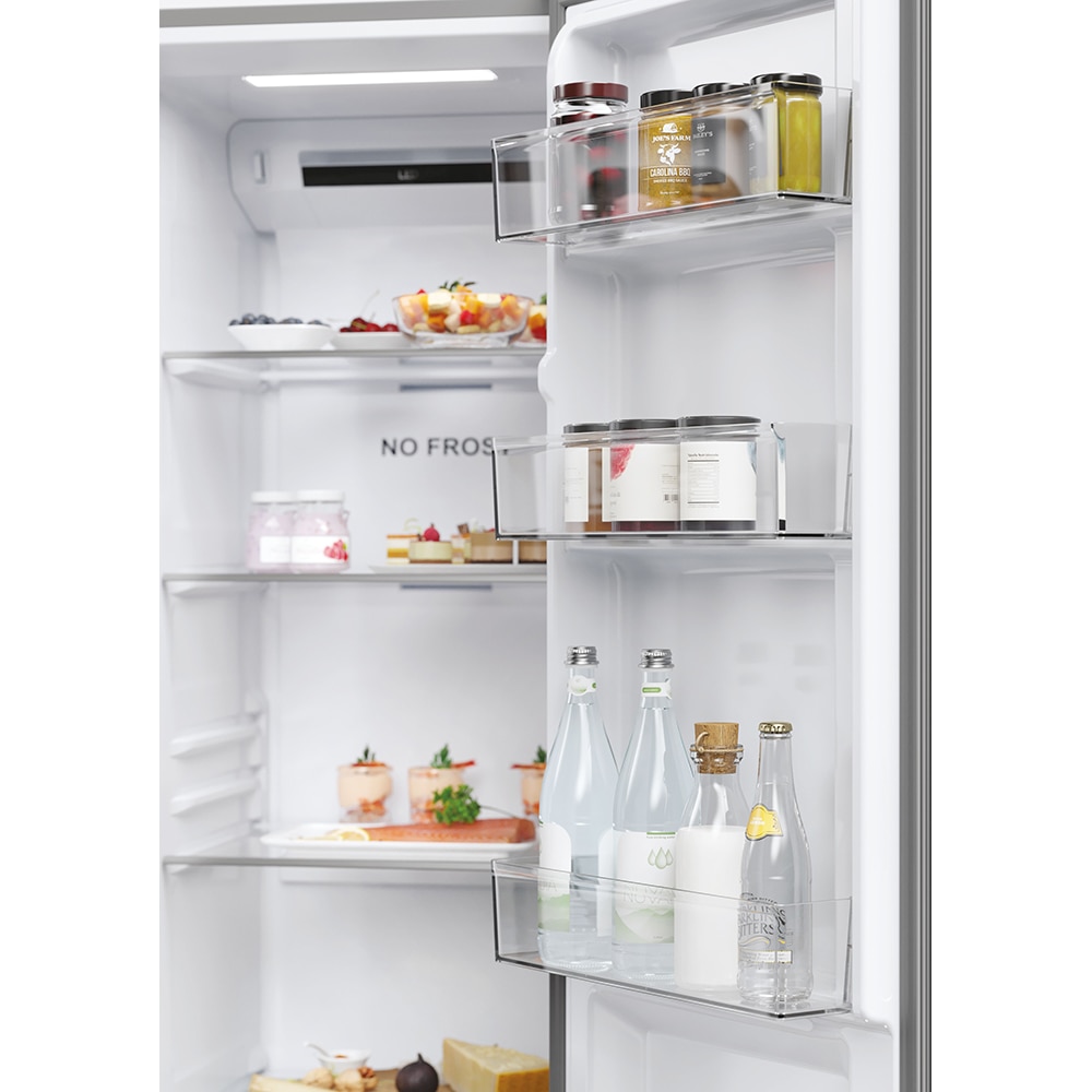 Side by Side HAIER HSR5918DNMP, Total No Frost, 528 l, H 178 cm, Clasa D, inox