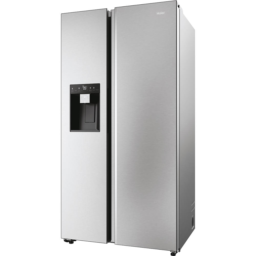 Side by Side HAIER HSW59F18EIMM, Total No Frost, 601 l, 178 cm, Clasa E, Dozator apa, Wi-Fi, inox