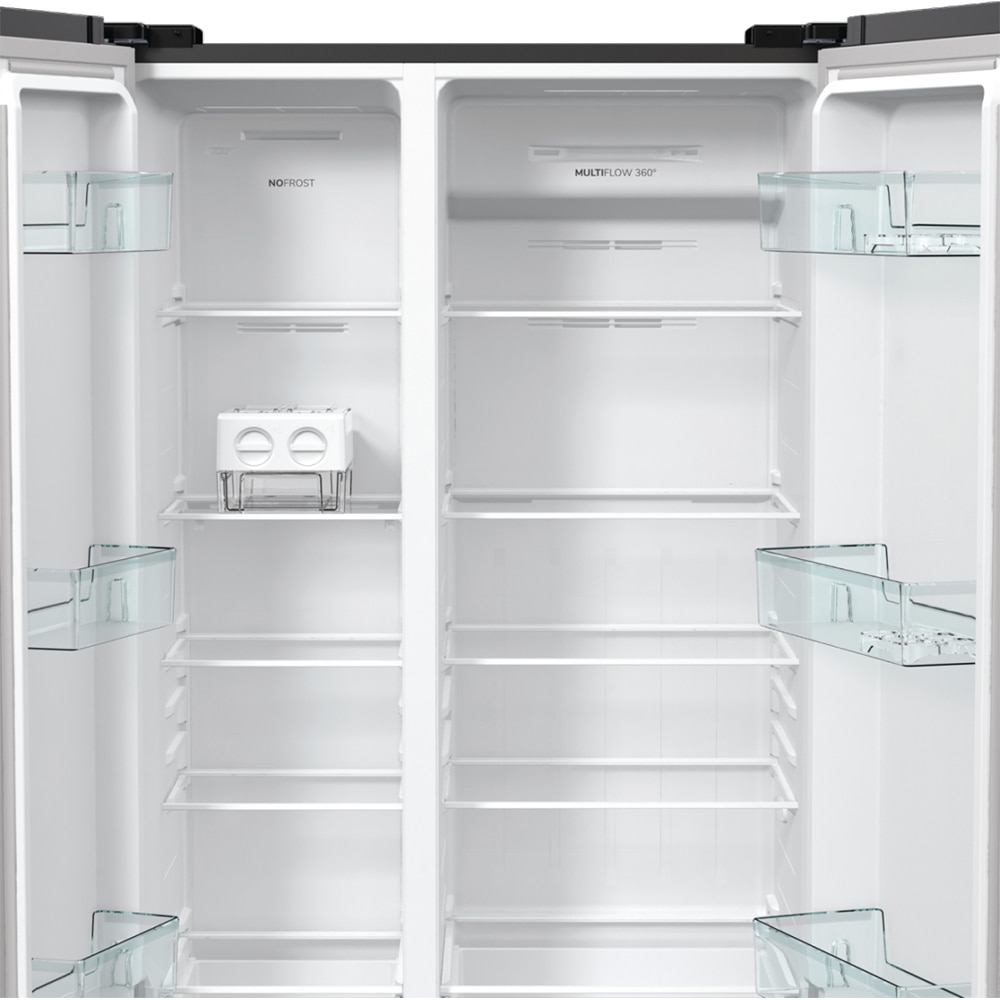 Side by Side GORENJE NRR9185DABXL, No Frost Plus, 550 l, H 178.6 cm, Clasa D, dark inox