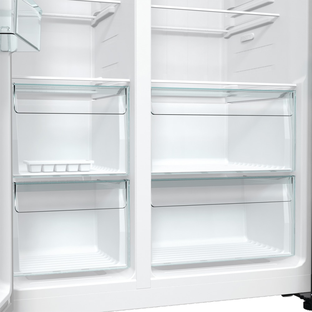 Side by Side GORENJE NRR9185DABXL, No Frost Plus, 550 l, H 178.6 cm, Clasa D, dark inox
