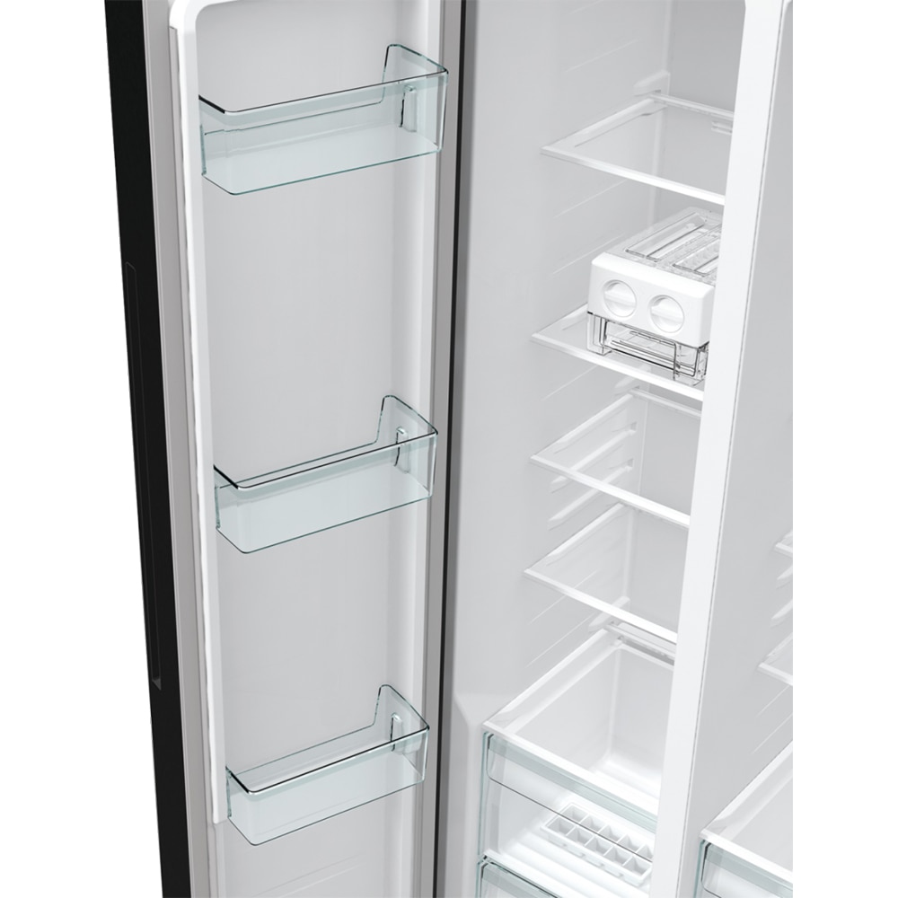 Side by Side GORENJE NRR9185DABXL, No Frost Plus, 550 l, H 178.6 cm, Clasa D, dark inox