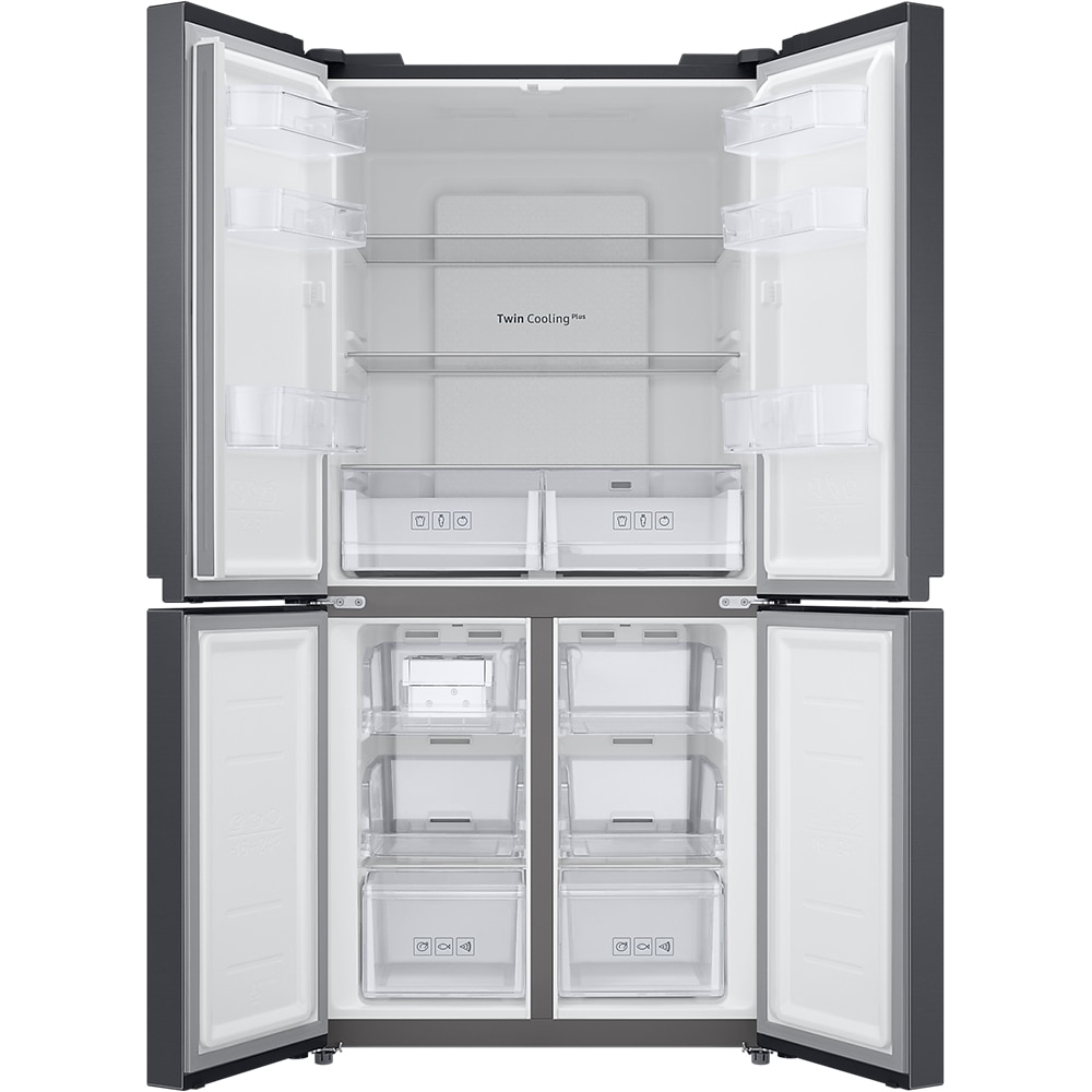 Side by Side SAMSUNG RF48A400EB4/EO, No Frost, 488 l, H 179 cm, Clasa E, negru