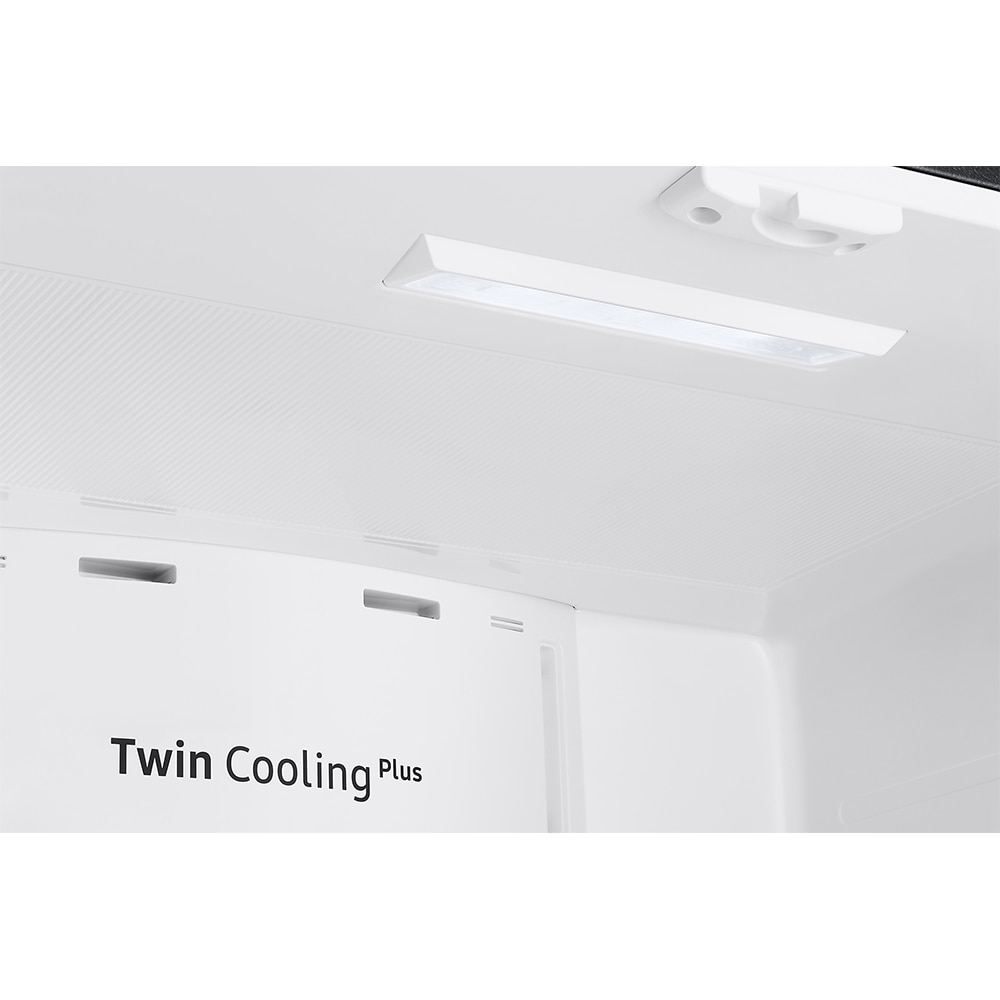 Side by Side SAMSUNG RF50C530EB1/EO, No Frost, 495 l, H 177 cm, Clasa E, Dozator apa, negru