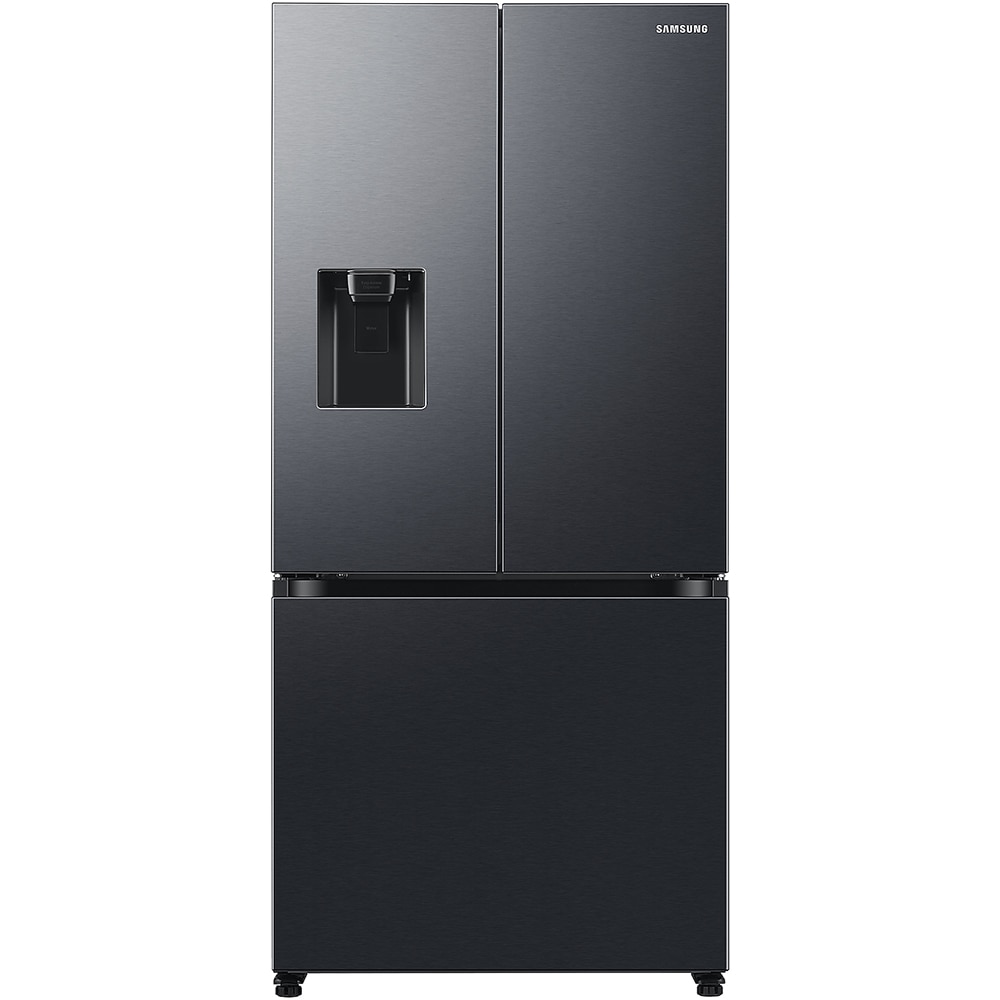 Side by Side SAMSUNG RF50C530EB1/EO, No Frost, 495 l, H 177 cm, Clasa E, Dozator apa, negru