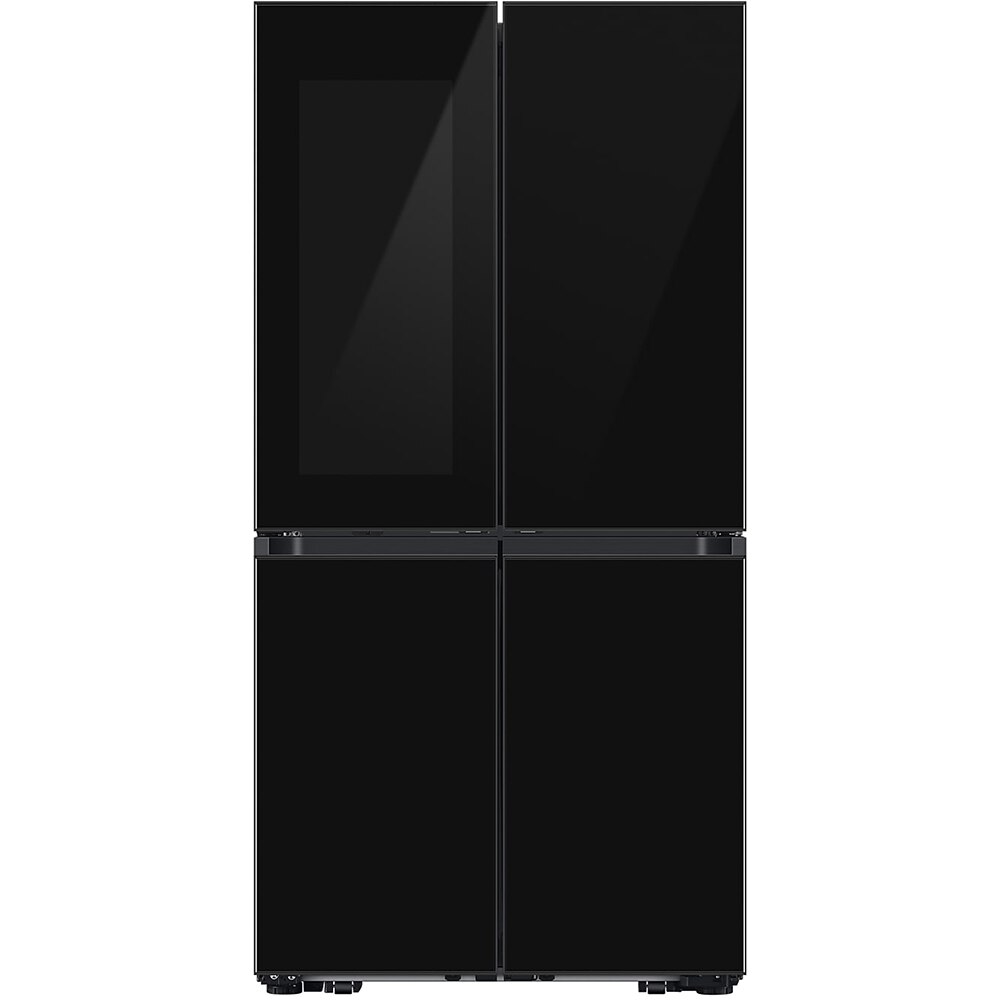 Side by Side SAMSUNG RF65DB970E22EO, No Frost, Beverage Center, 645 l, H 185 cm, Clasa E, Dozator apa, Wi-Fi, sticla neagra