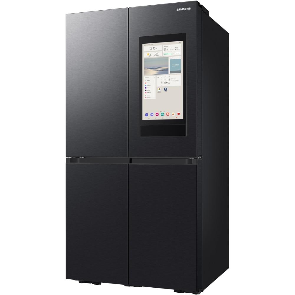 Side by Side SAMSUNG Family Hub RF65DG9H0EB1EO, No Frost, 636 l, H 183 cm, Clasa E, Wi-Fi, Dozator apa, dark inox