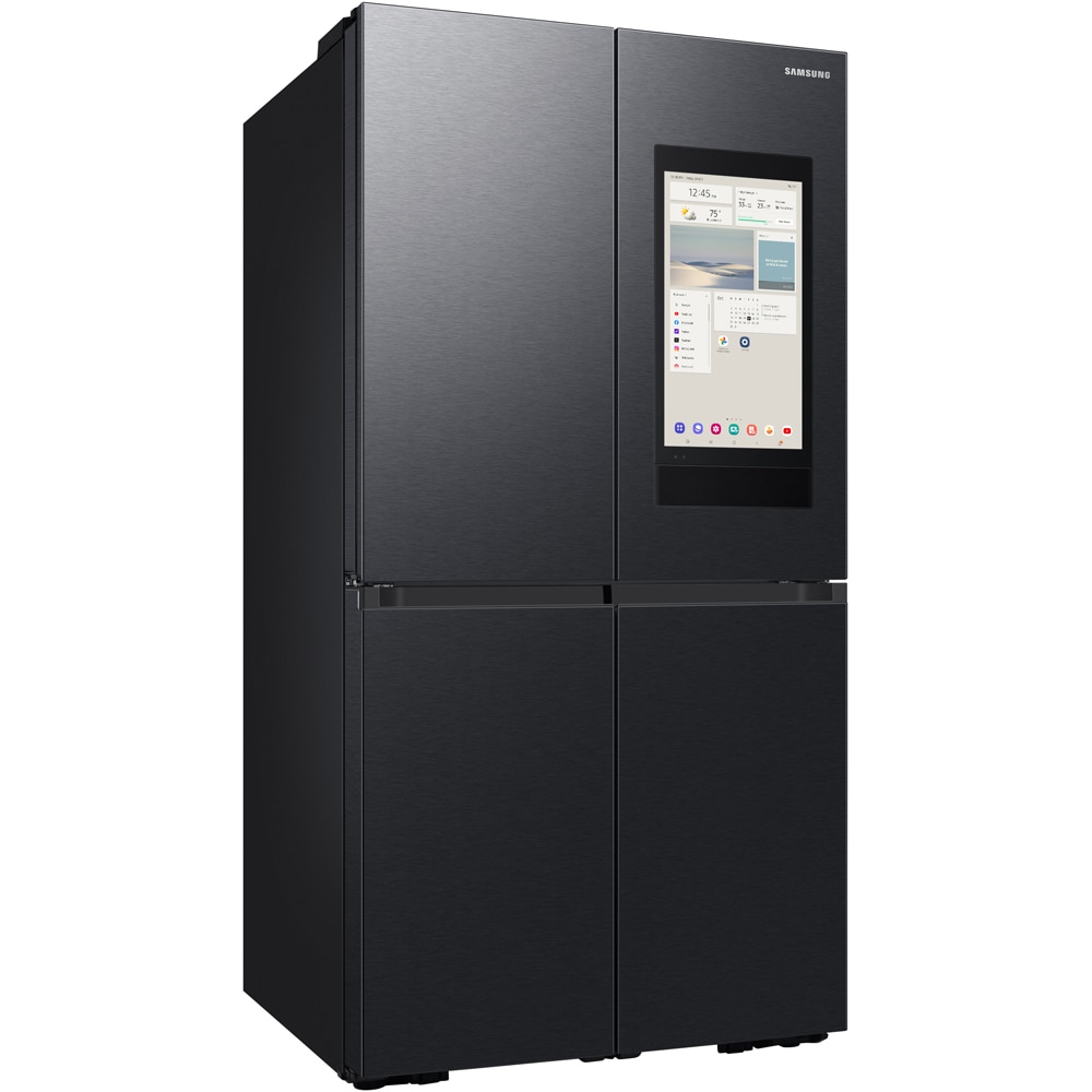 Side by Side SAMSUNG Family Hub RF65DG9H0EB1EO, No Frost, 636 l, H 183 cm, Clasa E, Wi-Fi, Dozator apa, dark inox