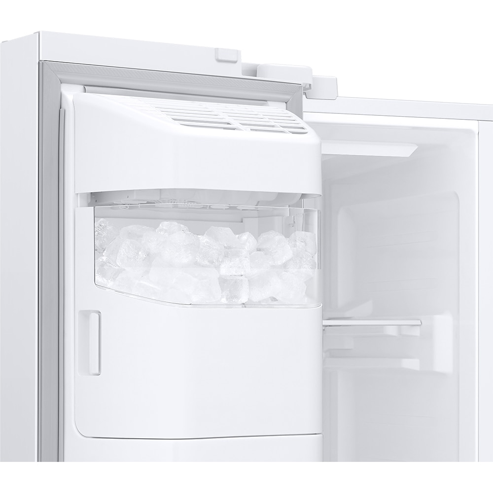 Side by Side SAMSUNG RS67A8810WW/EF, No Frost, 634 l, H 178 cm, Clasa F, dozator apa, Twin Cooling Plus, alb