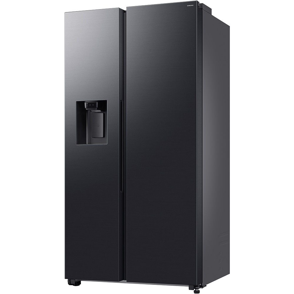 Side by Side SAMSUNG RS70F65KEFEO, No Frost, AI Energy, 640 l, H 178.4 cm, Clasa E, Dozator apa, dark inox