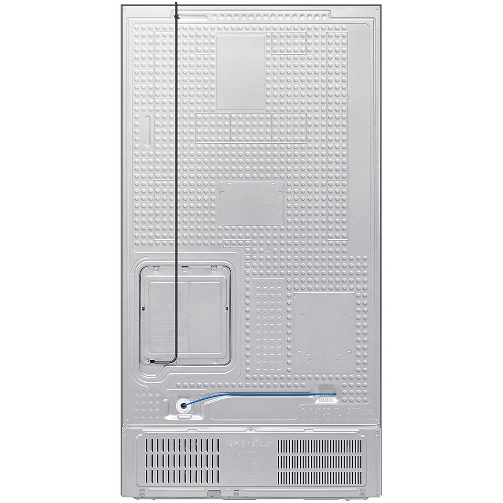 Side by Side SAMSUNG RS80F64JEBEO, No Frost, AI Energy, 634 l, H 178.6 cm, Clasa E, Dozator apa, sticla neagra