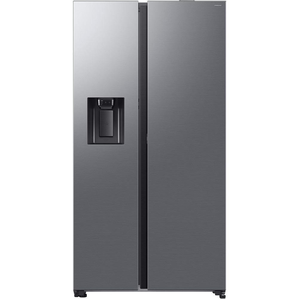 Side by Side SAMSUNG RS80F67KCTEO, No Frost, AI Energy, 634 l, H 178.4 cm, Clasa C, Dozator apa, inox