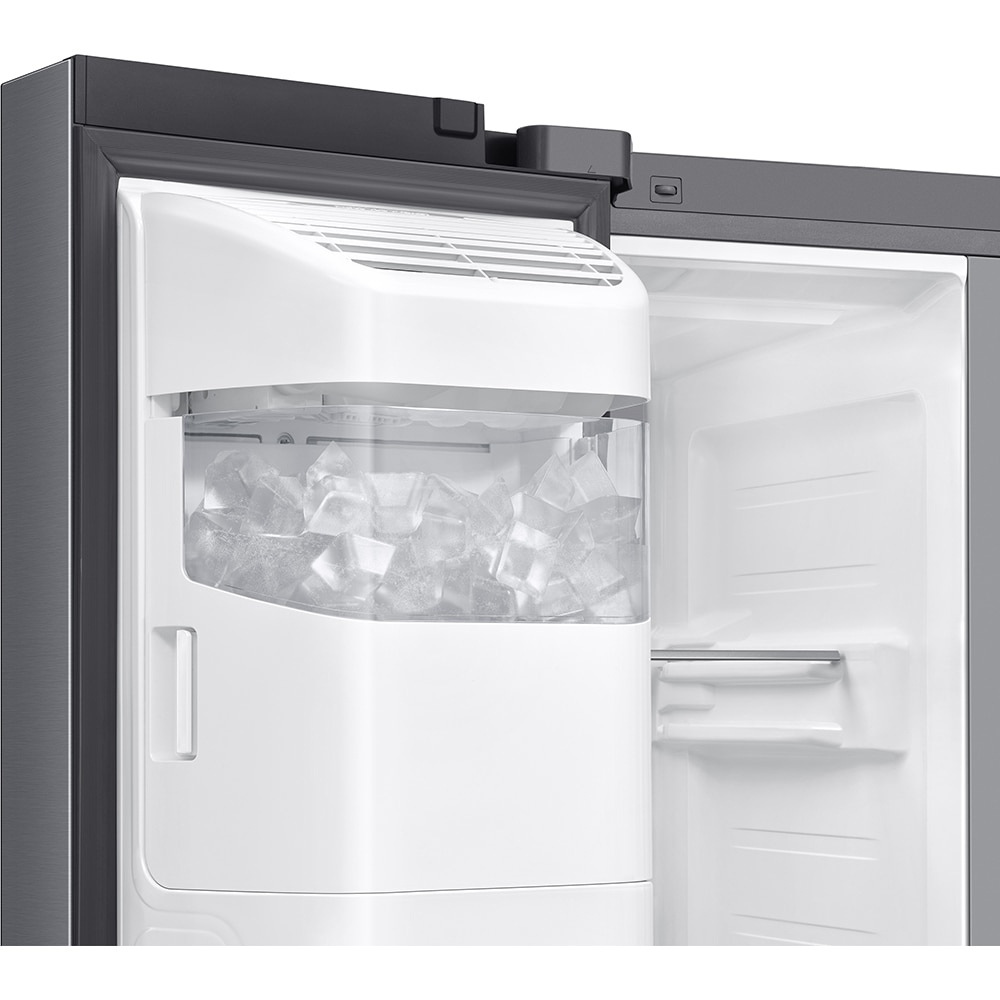 Side by Side SAMSUNG RS80F67KCTEO, No Frost, AI Energy, 634 l, H 178.4 cm, Clasa C, Dozator apa, inox