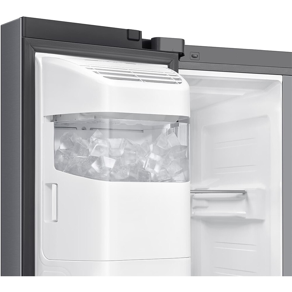 Side by Side SAMSUNG RS90F65EDTEO, No Frost, AI Home 9'', 621 l, H 178.4 cm, Clasa D, Dozator apa, inox