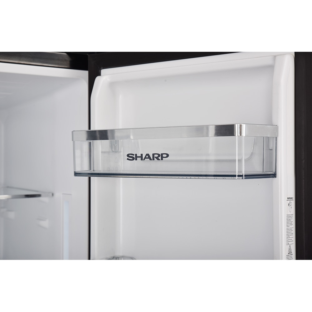 Side by Side SHARP SJ-NFA35IHXIE-EU, No Frost, 488 l, H 179 cm, Clasa E, inox