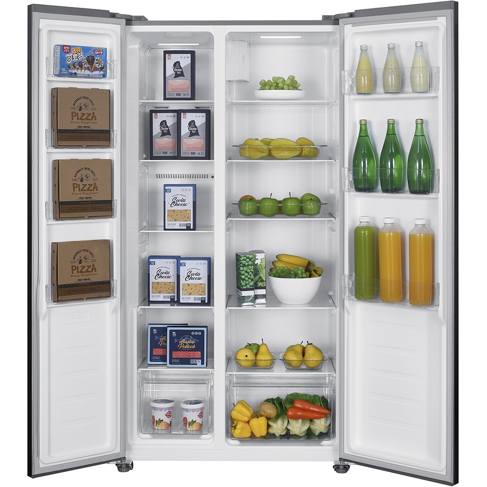 Side by Side VORTEX VS43NSS01H, No Frost, 442 l, H 177 cm, Clasa E, inox