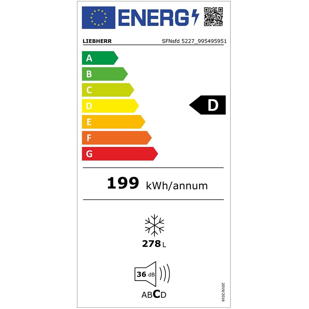 Side by Side LIEBHERR XRFsf 5220 Plus, Duo Cooling, 677 l, H 185.5 cm, Clasa D, argintiu