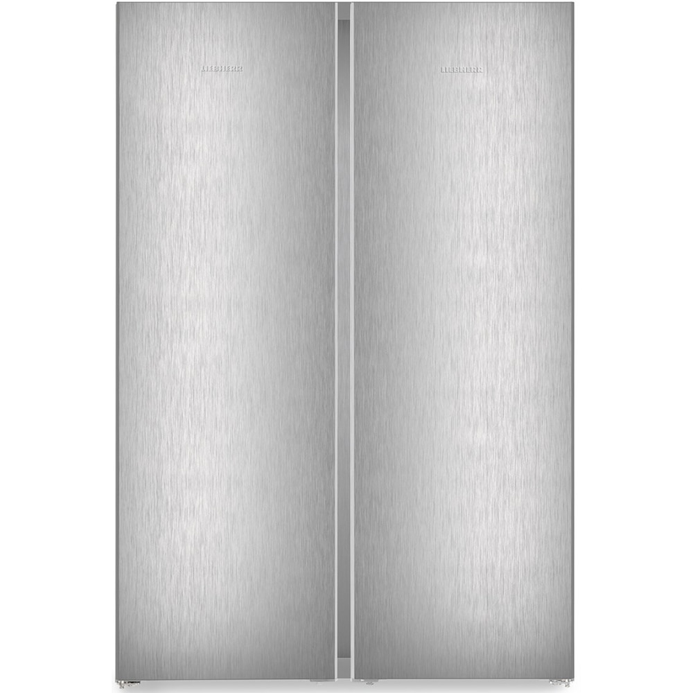 Side by Side LIEBHERR XRFsf 5220 Plus, Duo Cooling, 677 l, H 185.5 cm, Clasa D, argintiu